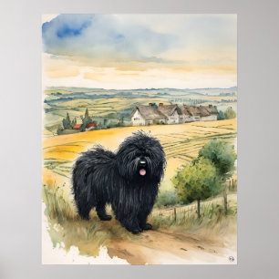 Puli - Hund Art-utskrift Poster