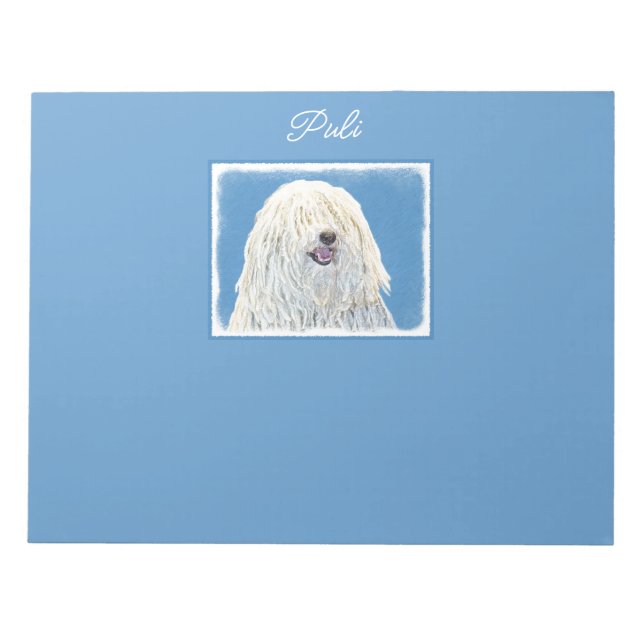 Puli Painting - Anteckningsblocket Cute Original H Anteckningsblock (Framsida)