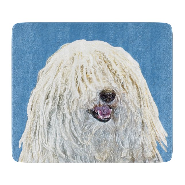 Puli Painting - Cute Original Hund Art (Framsidan)
