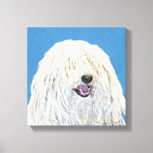 Puli Painting - Cute Original Hund Art Canvastryck