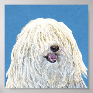 Puli Painting - Cute Original Hund Art Poster