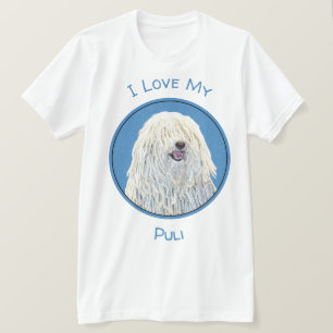 Puli Painting - Cute Original Hund Art T Shirt