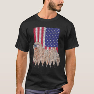 Puli Patriotic Hund USA Pride American Flagga T Shirt