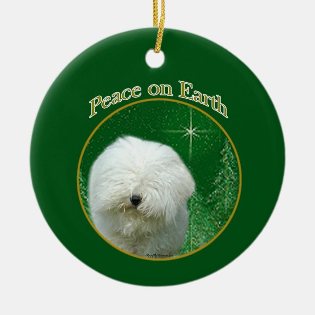 Puli Peace Julgransprydnad Keramik (Framsidan)