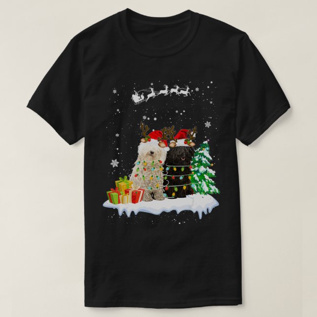 Puli Reindeer Julafton Light jul Ornaments Julafto T Shirt (Design framsida)