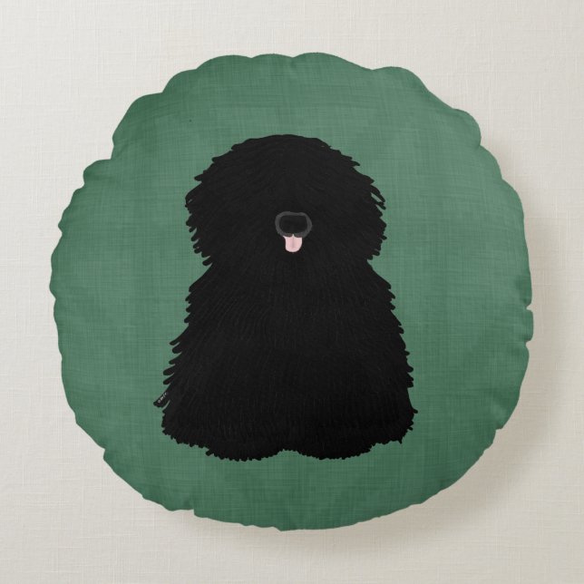 Puli Round Dekorativ kudde (Framsidan)