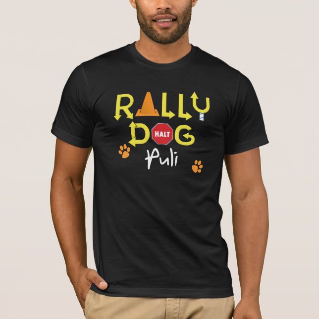 Puli samlar hunden tee shirt (Framsida)