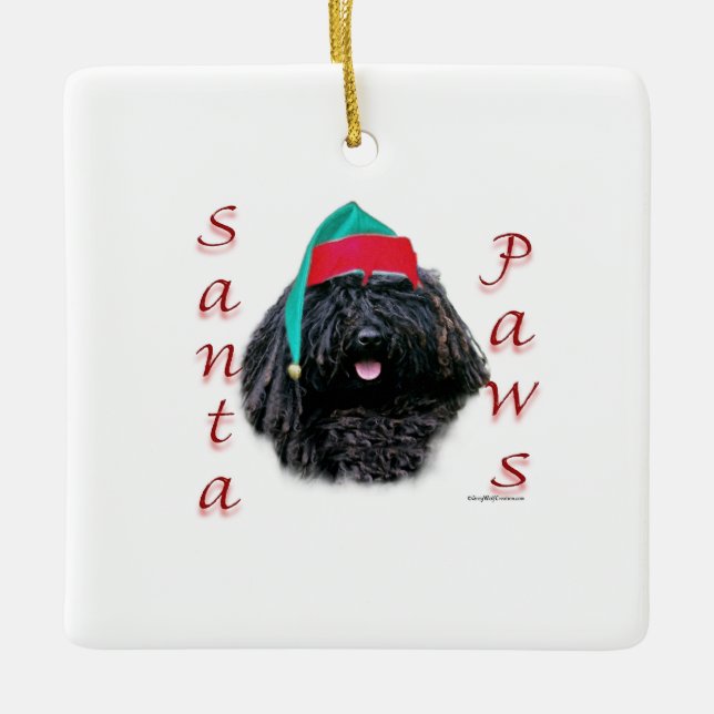 Puli Santa Tassar Julgransprydnad Keramik (Framsida)