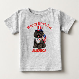 Puli-valp (2år) Patriotisk Barn T-Shirt