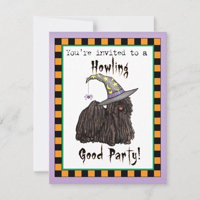 Puli Witch-inbjudan (Framsida)