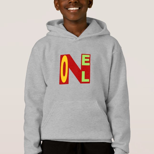 Pull à capuche  acier  enfants  DESIGN  NOEL  T Shirt (Framsida)