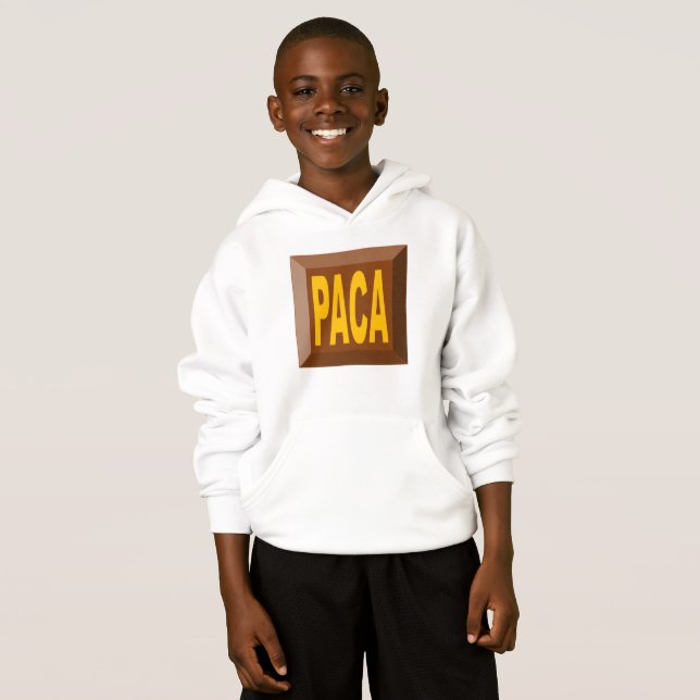 PULL A  CAPUCHE  HANE BLANC  PACA T-SHIRT (Hel framsida)