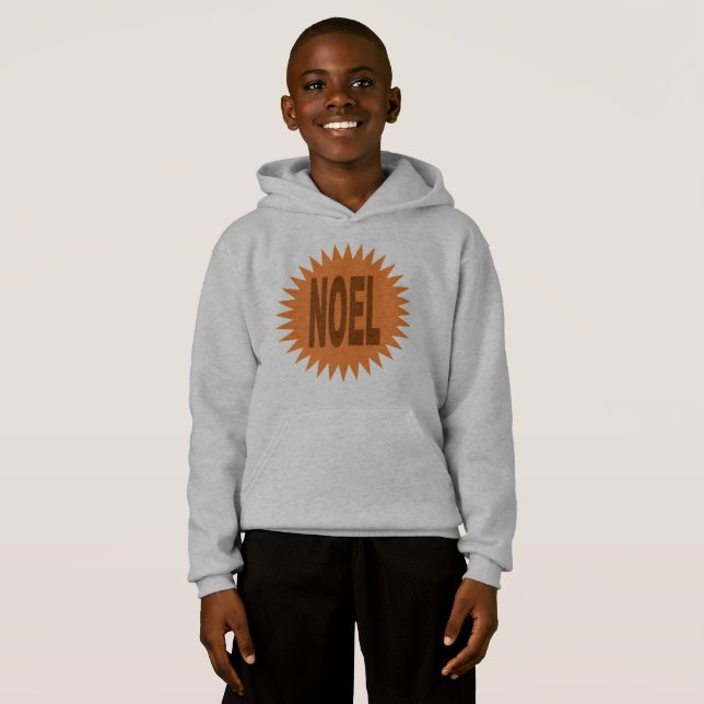 PULL  A CAPUCHE   HANES  STAR  NOEL T-SHIRT (Hel framsida)