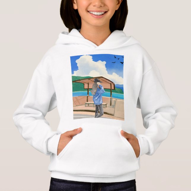 Pull à capuche pour fille t shirt (Framsida)