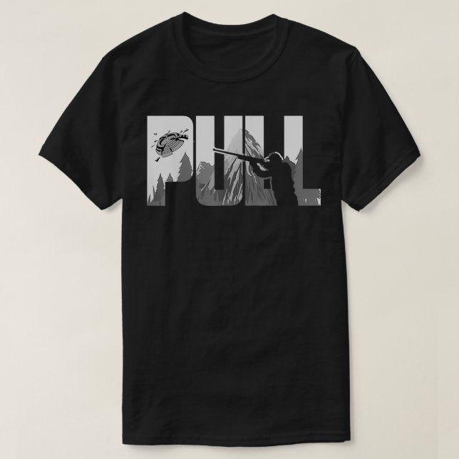 Pull Clay Shooting Cute Pigeon Shooters Players Fu T Shirt (Design framsida)