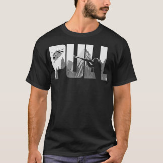 Pull Clay Shooting Cute Pigeon Shooters Players Fu T Shirt