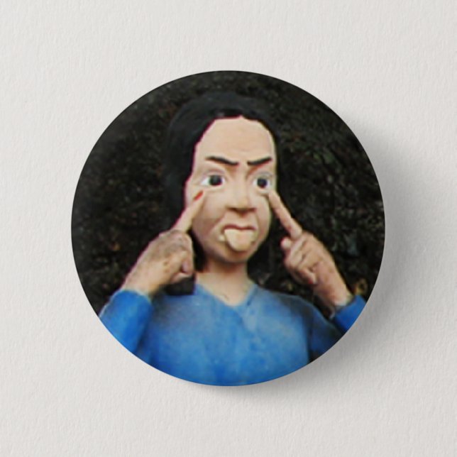 Pulla Ansikte bakom ryggen på dig Knapp (Framsida)