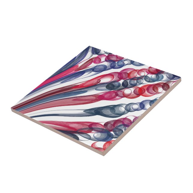 Pullad bubbla, Roligt / original / original Kakelplatta (Sidan)