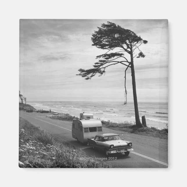 Pulling av bil magnet (Framsidan)