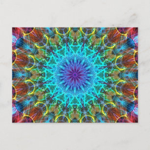 Pulling in kaleidoskop vykort
