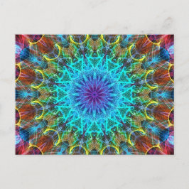 Pulling in kaleidoskop vykort