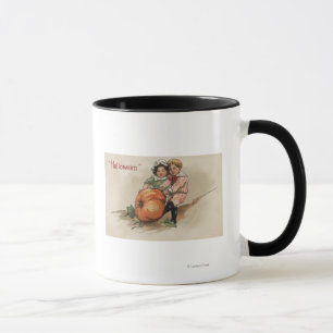 Pulling Pumpkin up Hillside Mugg
