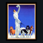 Pullman Art Deco Ad (1930-talet) 16 x 20 Poster<br><div class="desc">Konsthandboken för 1930 är Fantastisk för Pullman Winter Comfort.</div>