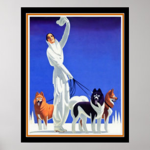 Pullman Art Deco Ad (1930-talet) 16 x 20 Poster