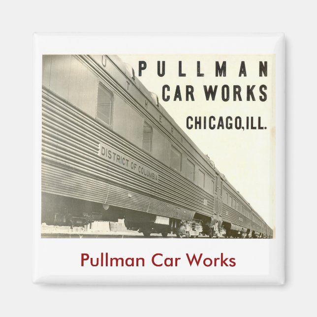 Pullman Car Works Magnet (Framsidan)