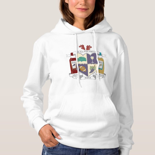 Pullover Hoodie för kvinnor Tröja (Framsida)