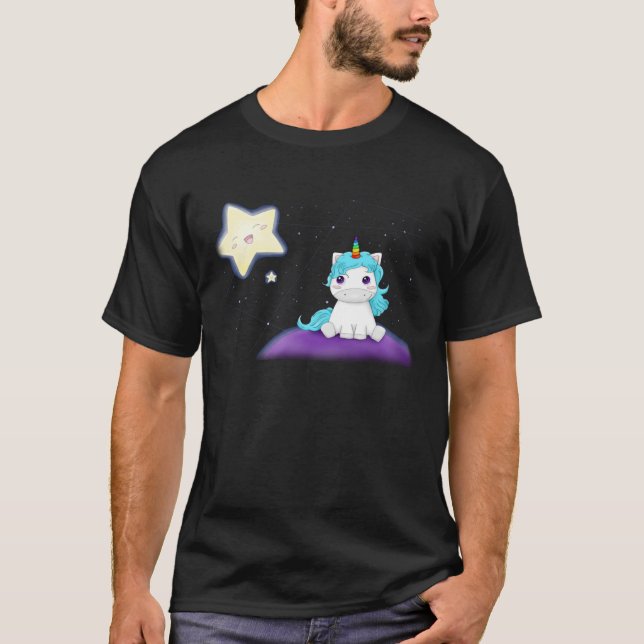 Pullover Hoodie, gåva från Cute Unicorn T Shirt (Framsida)