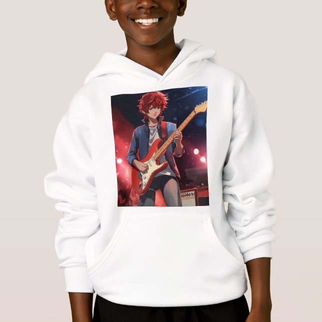 Pullover Hoodie T Shirt (Framsida)