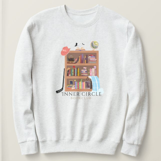 Pullover i Inner Circle Bookklubb T Shirt (Design framsida)