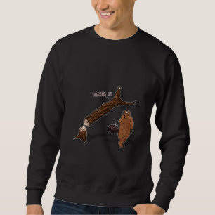 Pullover i Träd Lång Ärmad Tröja