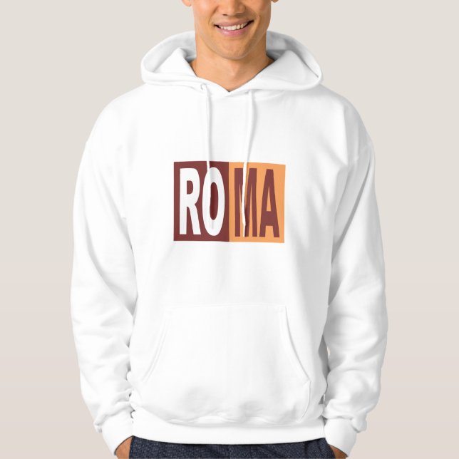 Pullover med huva ROMA ITALIA Hoodie (Framsida)