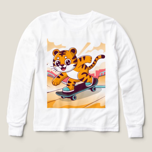Pullover mit Tiger T Shirt (Design framsida)