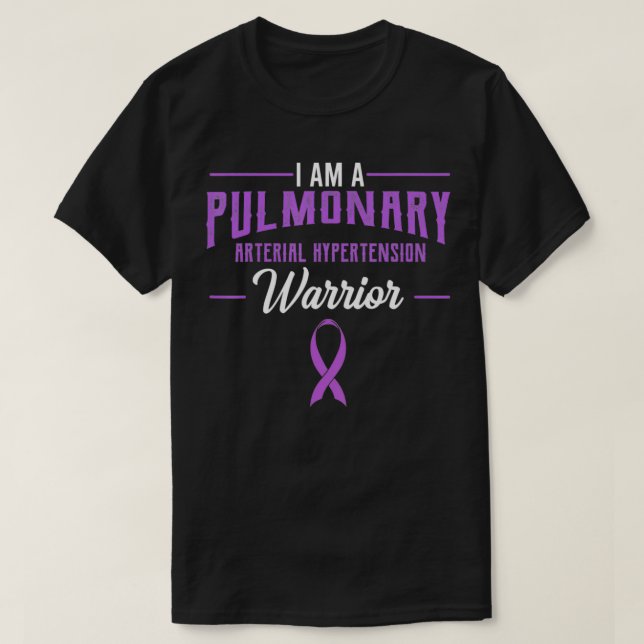 Pulmonary Arterial Hypertension Awareness Supporte T Shirt (Design framsida)