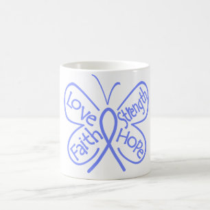 Pulmonary högt blodtryckfjäril som inspirerar or kaffemugg