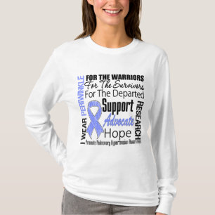 Pulmonary högt blodtryckmedvetenhetTribute T-shirt