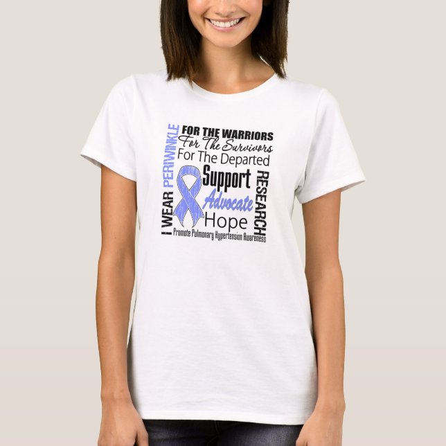 Pulmonary högt blodtryckmedvetenhetTribute Tee Shirt (Framsida)