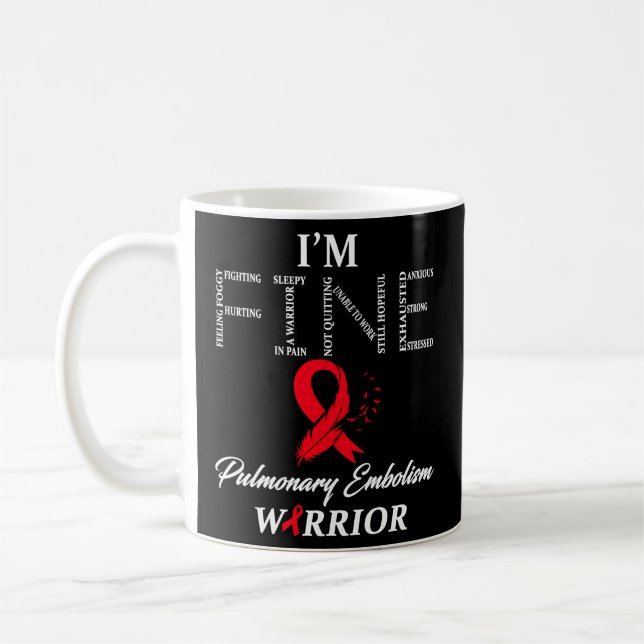 Pulmonell Embolism Warrior Kaffemugg (Vänster)