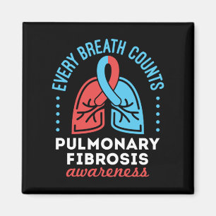 Pulmonell fibros - medvetenhet varje utandningsräk magnet
