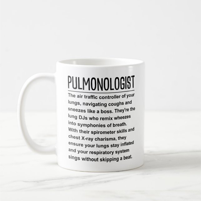 Pulmonolog Kaffemugg (Vänster)