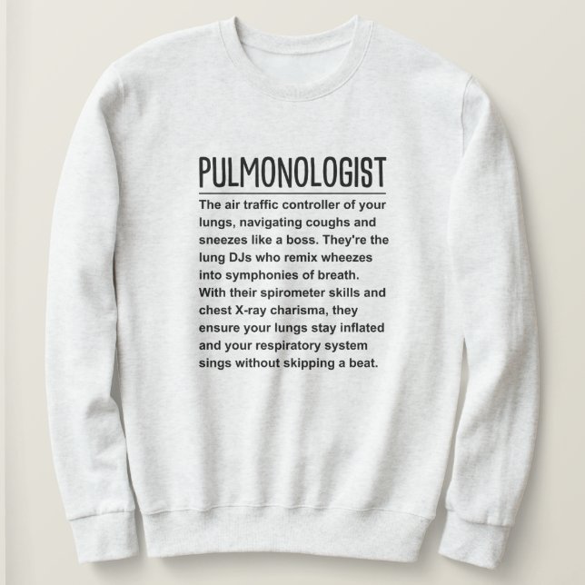 Pulmonolog T Shirt (Design framsida)
