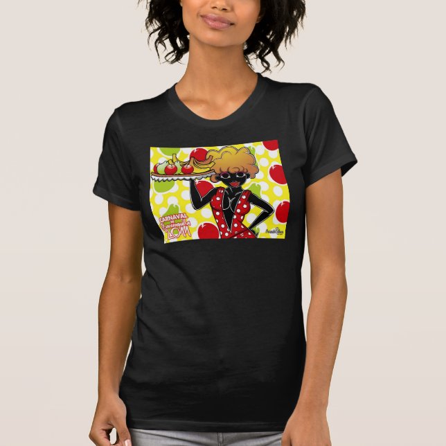puloy frutas för negrita tee shirt (Framsida)