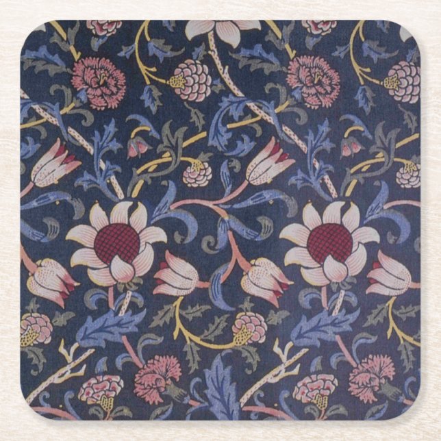 Pulp Board Coasters - Solros Underlägg Papper Kvadrat (Framsidan)