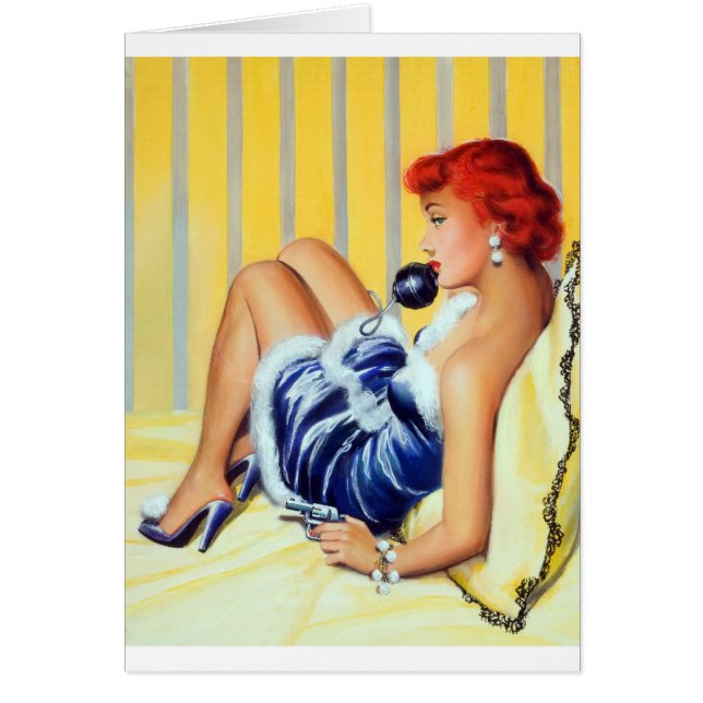 Pulp-Rödhårig - iming Hälsningskort (Framsidan)