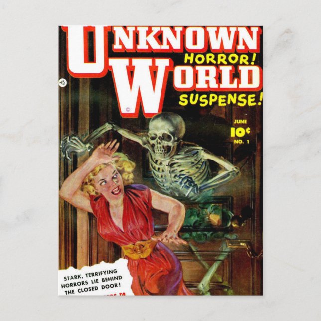 Pulp Science fiction-vykort nr 2 Vykort (Framsida)