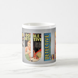 PULP-TIDNINGSTEMA VINTAGE KAFFEMUGG