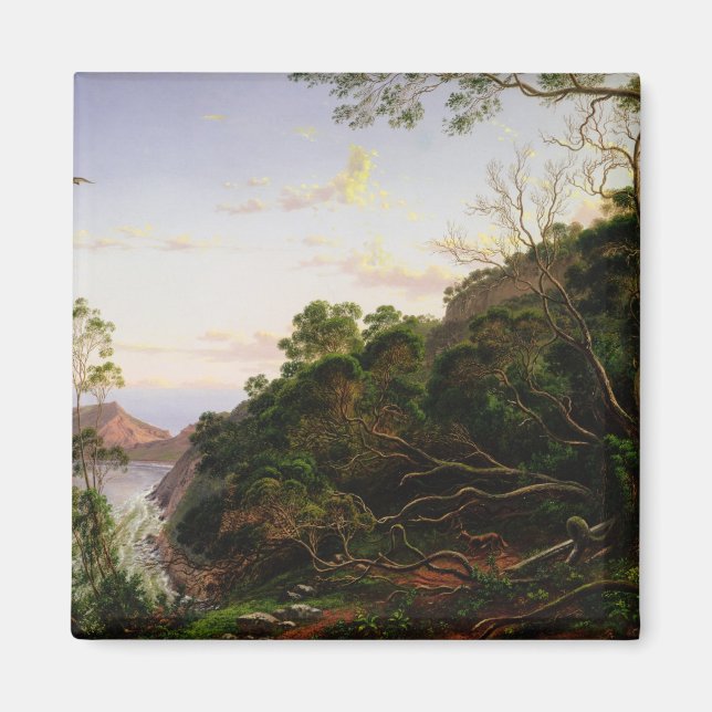 Pulpit Sten nära Melbourne Magnet (Framsidan)